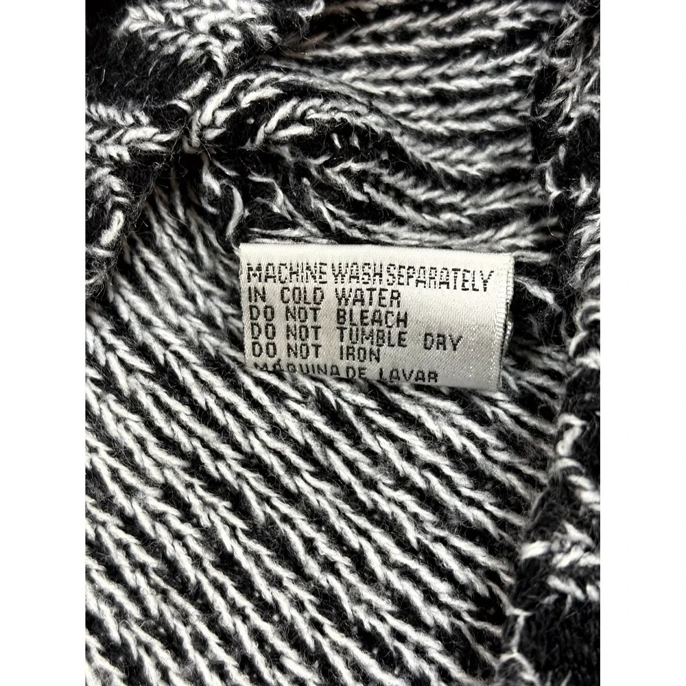 Creazioni Effeci Sweater Women XL Gray Cotton Tight Knit Ribbed Crew Neck Winter - Picture 7 of 8